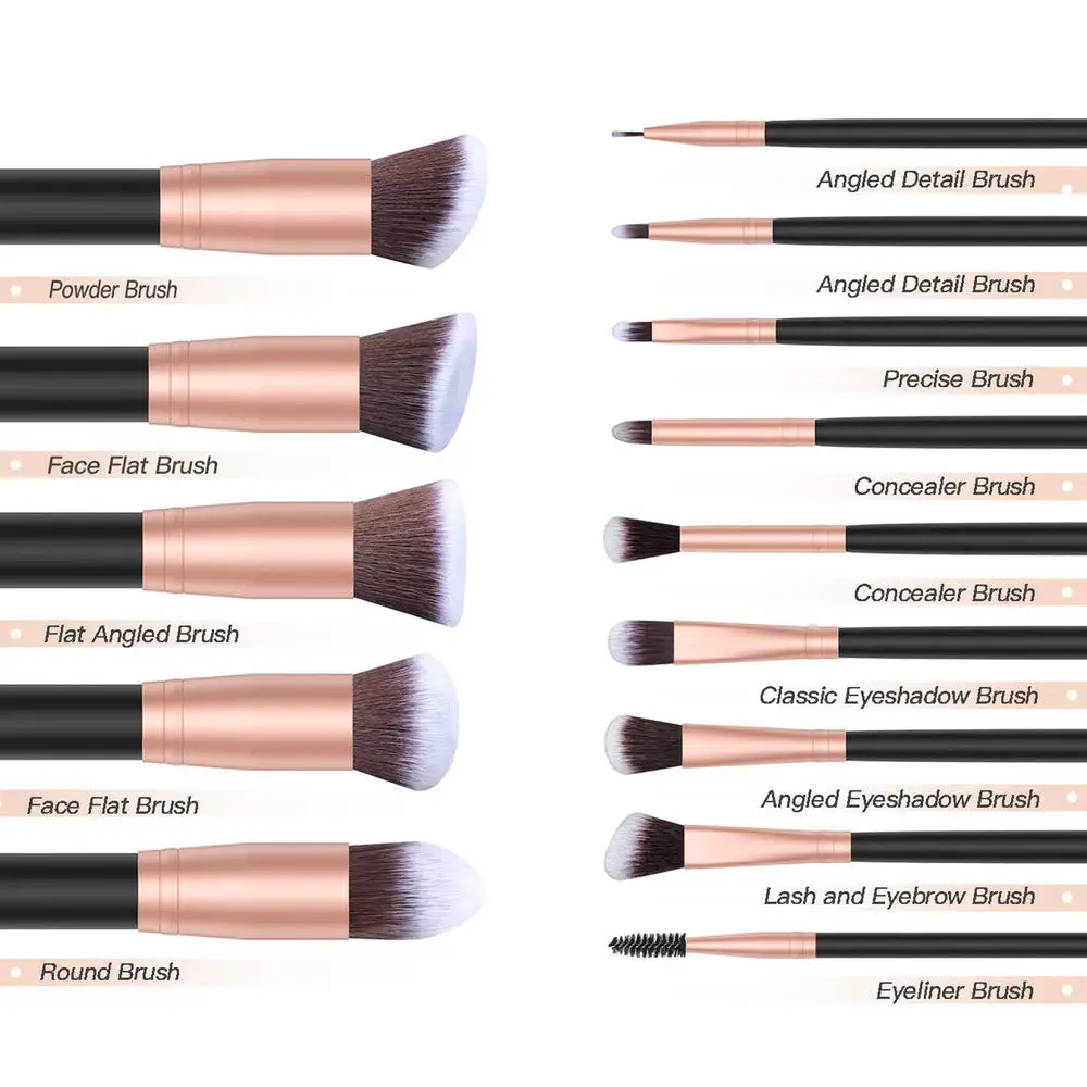

14 pcs Diamond Makeup Brushes Set Powder Foundation Blush Blending Eye shadow Lip Cosmetic Beauty Make Up Brush Pincel Maquiagem