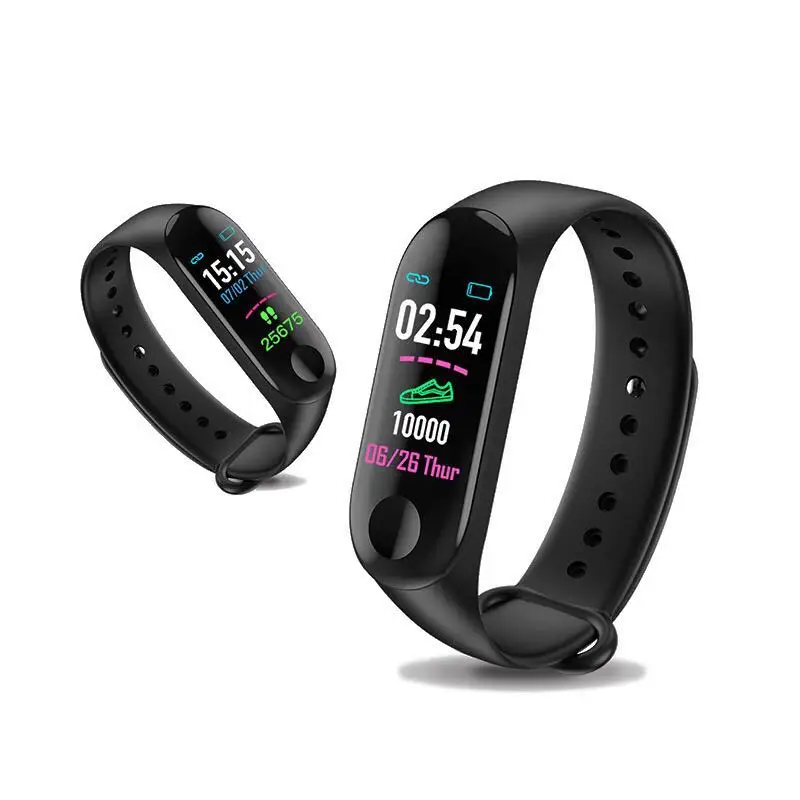 

New M3 M4 M5 Smart Bracelet Heart Rate Blood Pressure Health Waterproof Smart Watch Bluetooth Watch Wristband Fitness Tracker