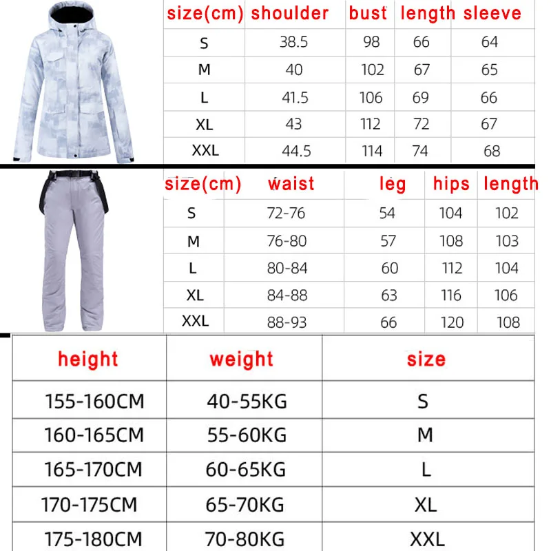 Супер Распродажа! Женский лыжный костюм водонепроницаемая ветрозащитная