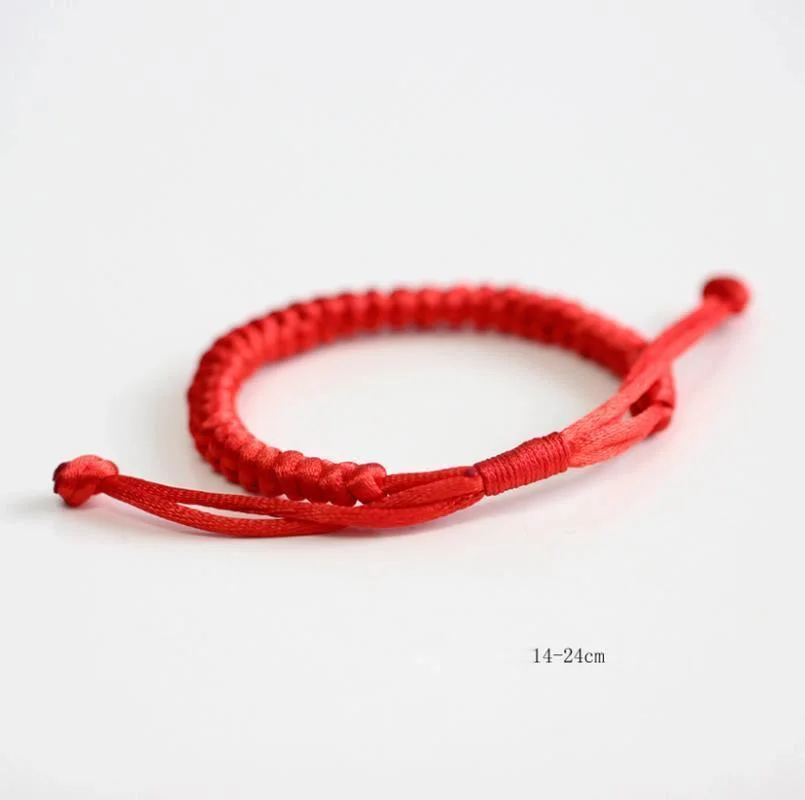 Китайская красная веревка плетеные вручную Парные браслеты подарки подругам