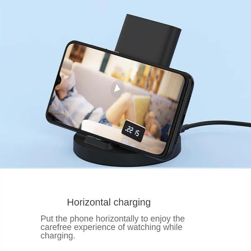 

Vertical wireless charger universal fast charging 20W with 27W fast charging head Vertical flash charging supports Android