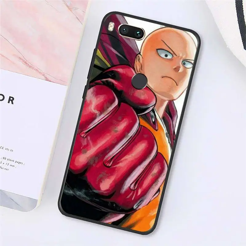 

One Punch Man Japan anime Phone Case For Xiaomi Redmi note 7 8 9 t max3 s 10 pro lite cover funda coque shell