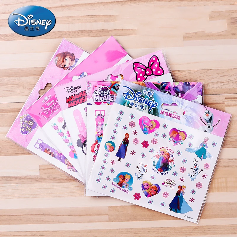 Disney игрушка Холодное сердце Эльза Анна Временные татуировки для девочек боди-арт