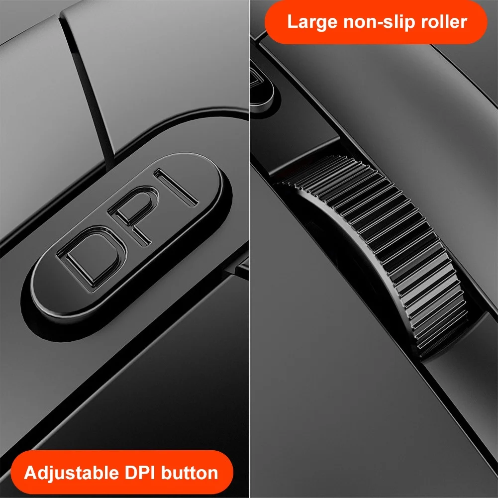 Color LED Adjustable DPI USB Wired Mice Silent Gaming Mouse for Laptop Computer | Компьютеры и офис