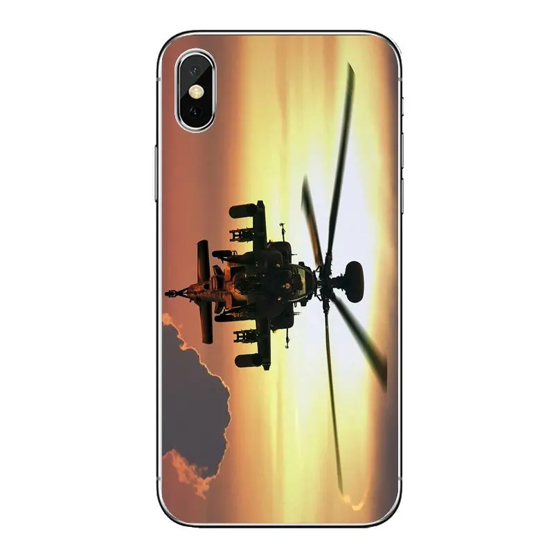 Apache вертолеты на закате боец США силиконовый чехол для Huawei Honor 8 8C 8X9 10 7A 7C mate 20 Lite Pro