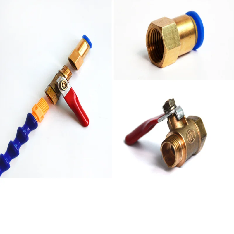 

2PCS Round Nose Machine cooling water pipe plastic fork tube double head milling CNC engraving machine Y type cooling sprinkler
