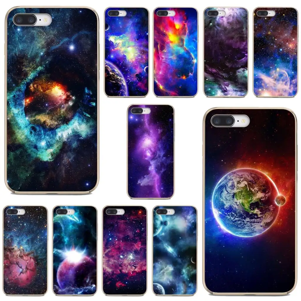 Чехол с мраморным рисунком Луны и космоса для Huawei P30 P40 P20 P7 P8 P9 P10 Lite Plus Pro 2015 2016