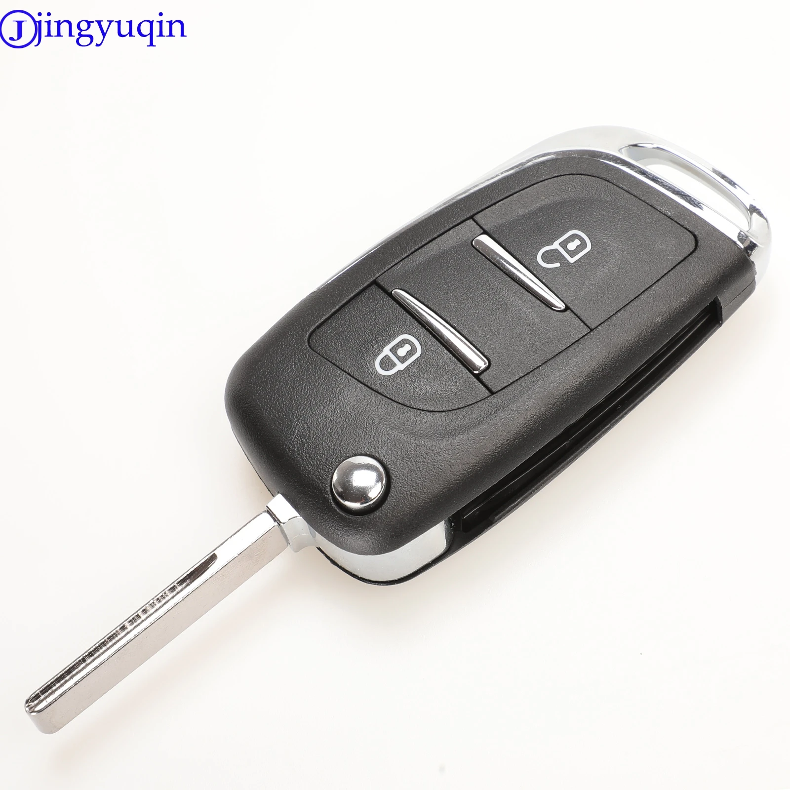 Jingyuqin CE0523 модифицированный раскладной чехол для ключей Peugeot 306 407 807 Partner Remote VA2/HU83