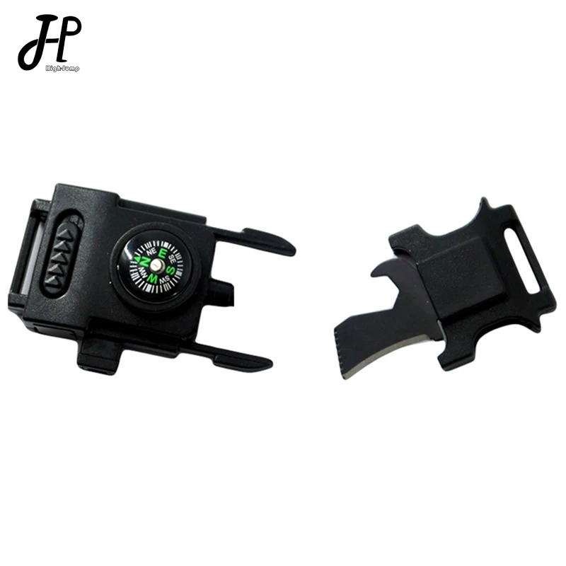 

Survive Tools Survival Whistle Buckle With LED Light Multifunction Paracord Bracelet Buckle Emergency Equipment First Aid Kits