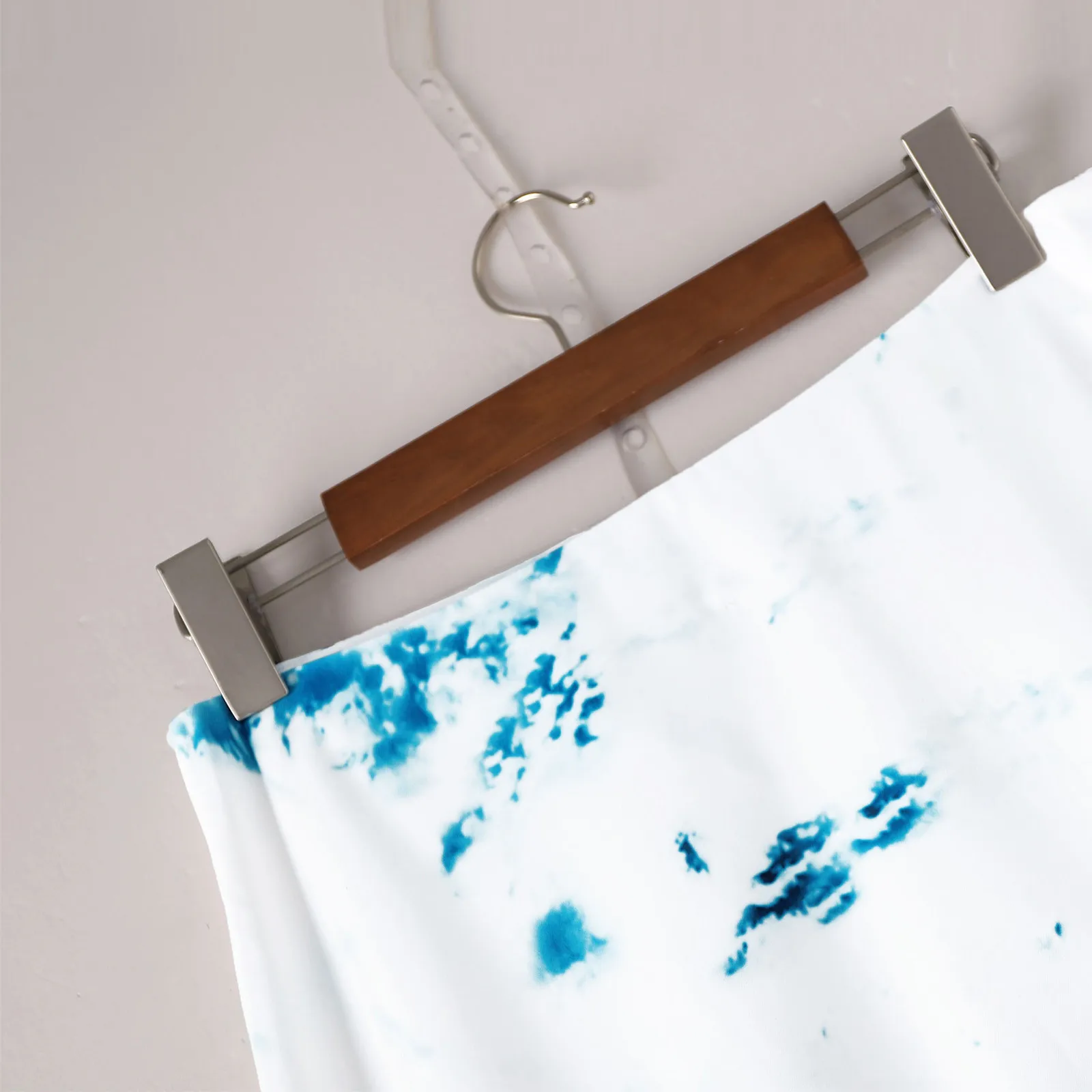 

Women's Boho Flower Printting Skirt High Low Split Summer Beachwear High Waist Wrap Skirts Mid-Calf Half Dress