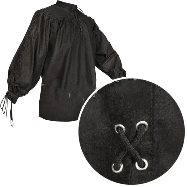 Рубашка мужская в стиле ретро сценический костюм рыцаря средневекового