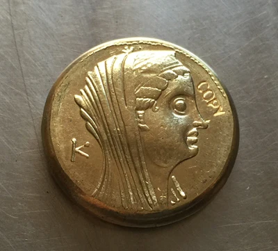 Греческие монеты Octodrachme or (mnaieon) 27 г|greek coin jewelry|greek silver coinscoin holder key ring |