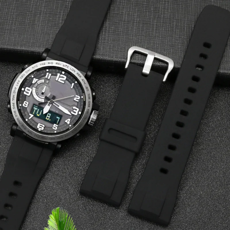 Сменный резиновый ремешок на запястье для объектива с оптическими зумом Casio PRG-650