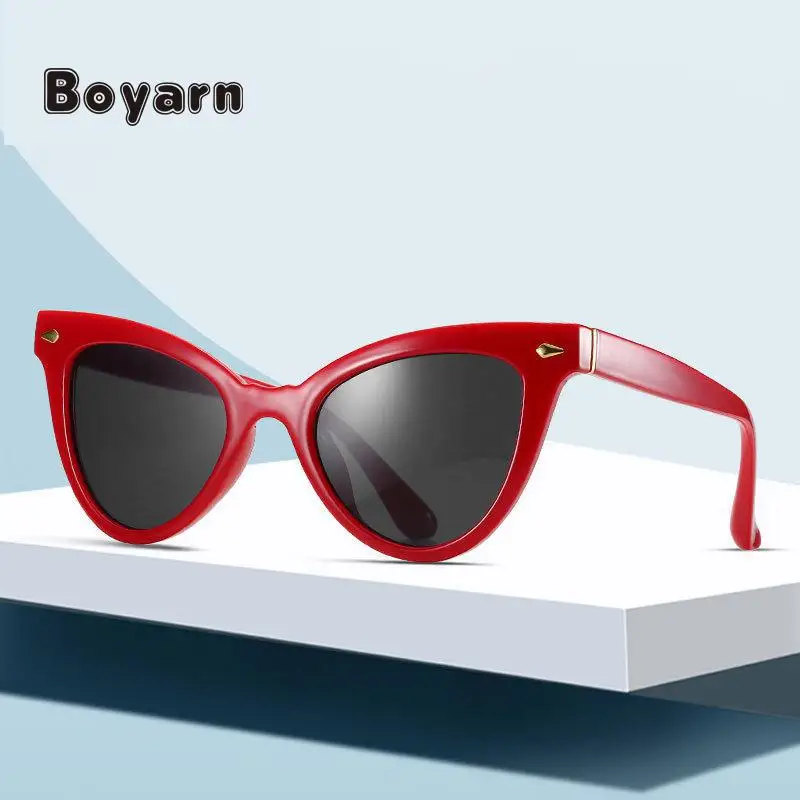 

Boyarn Cat Eye Ladies Sunglasses For Women Men Brand Designer Sun Glasses Vintage Sexy Eyeglasses De Sol Mujer Free shipping