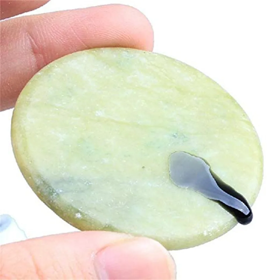 1 шт. круглый Нефритовый камень натуральный красивый нефрит Наращивание ресниц