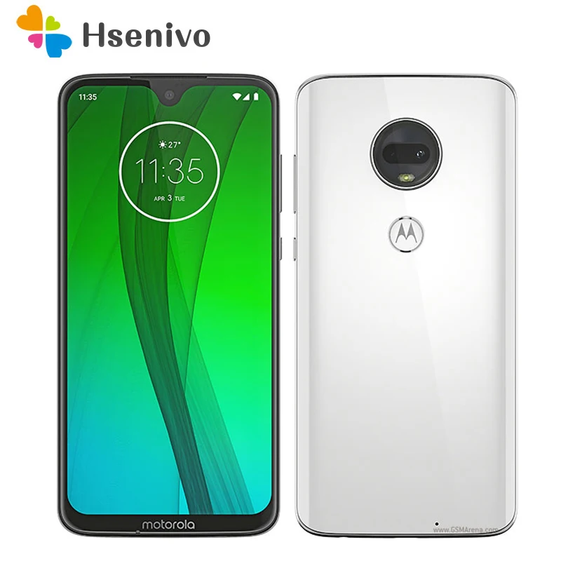 motorola moto g7 xt1962 1 refurbished original unlocked mobile phone android 4gb ram 64gb rom 6 2‘’ 12mp nfc 4g lte cellphone free glo