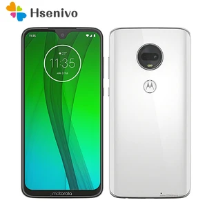 motorola moto g7 xt1962 1 refurbished original unlocked mobile phone android 4gb ram 64gb rom 6 2‘’ 12mp nfc 4g lte cellphone free glo