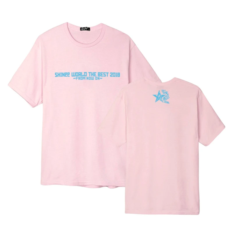 Mainlead Kpop SHINEE футболка Лучший в мире с сегодняшнего альбома ONew key Minho Tee|Футболки| |