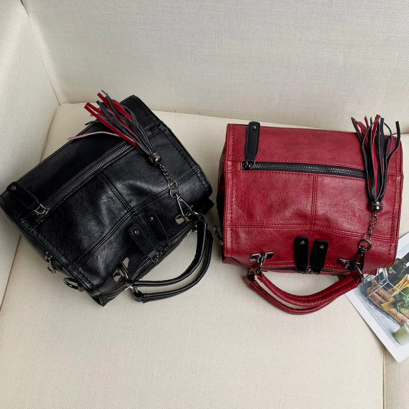 2020 новая Ретро Высококачественная сумка через плечо из искусственной кожи для