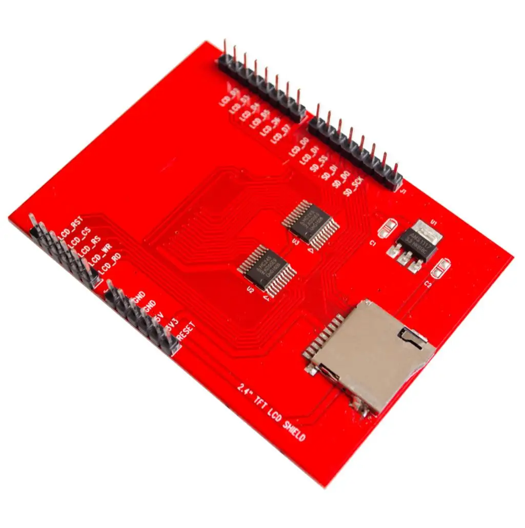 ЖК модуль TFT 2 4 дюйма экран UNO R3 плата и поддержка mega 2560|Светодиодные дисплеи| |