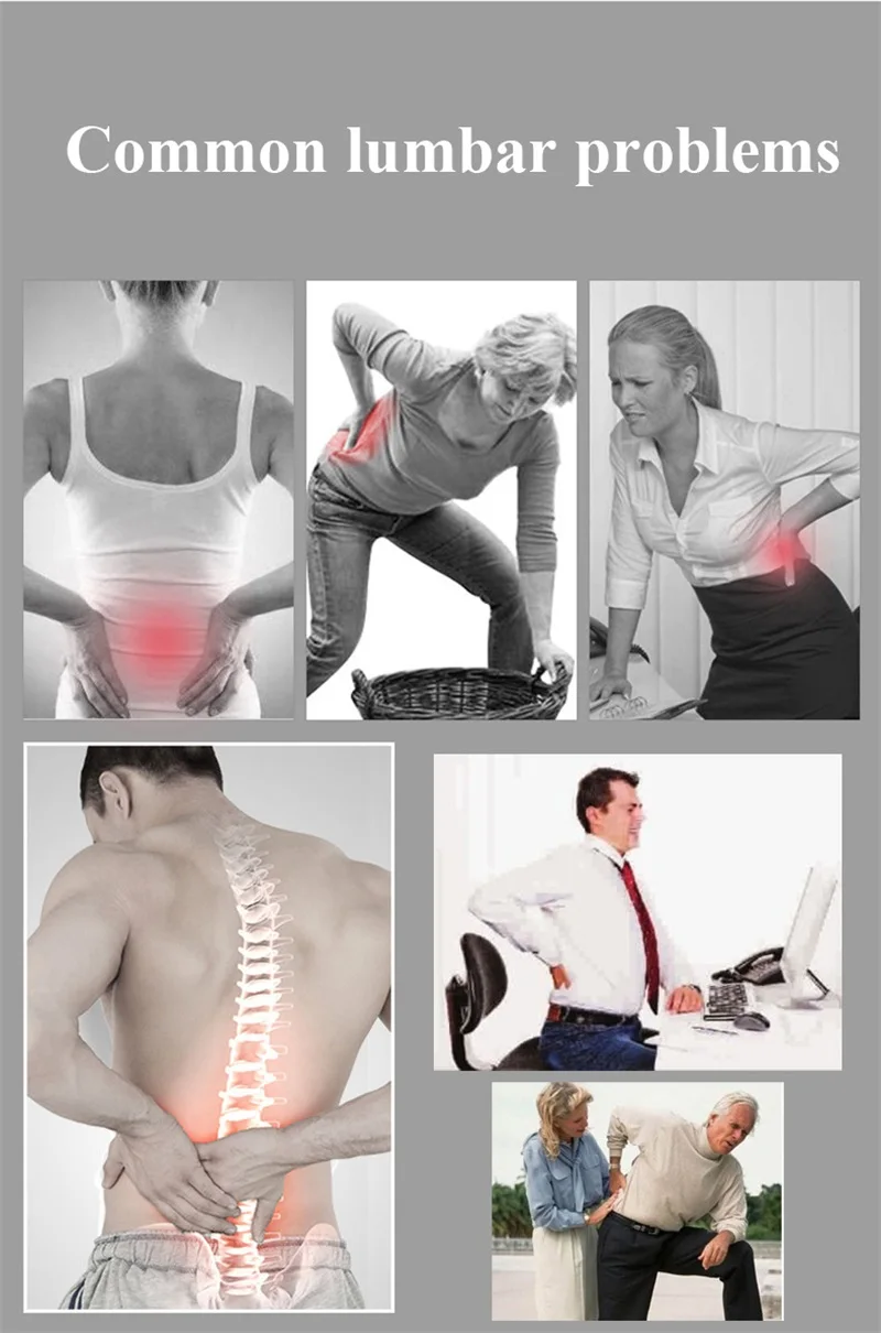 Здравоохранение Регулируемая ортопедическая поза корректор нижней части спины