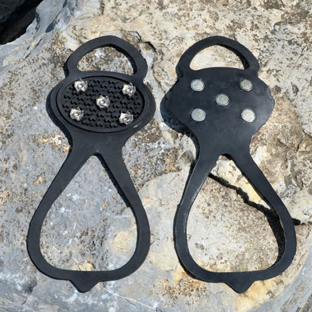 1 пара Детские колечки поводки шипы для зимней ходьбы безопасная обувь ручки на