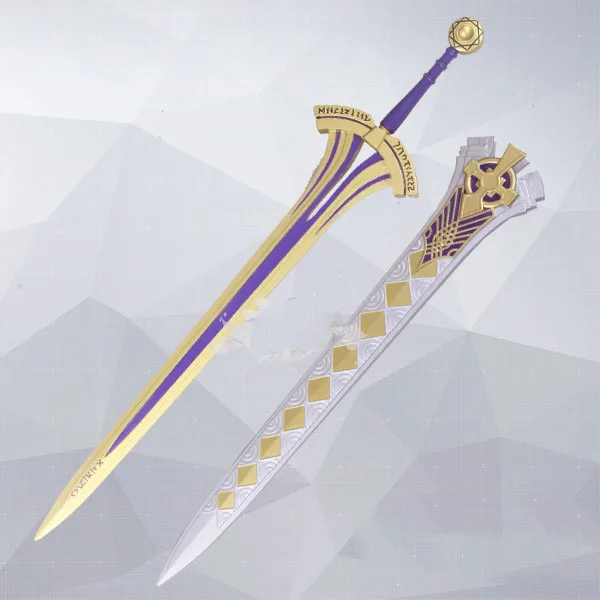 Судьба/прототип Артура Pendragon Archetype Saber Excalibur Proto Косплей реплика меча реквизит для