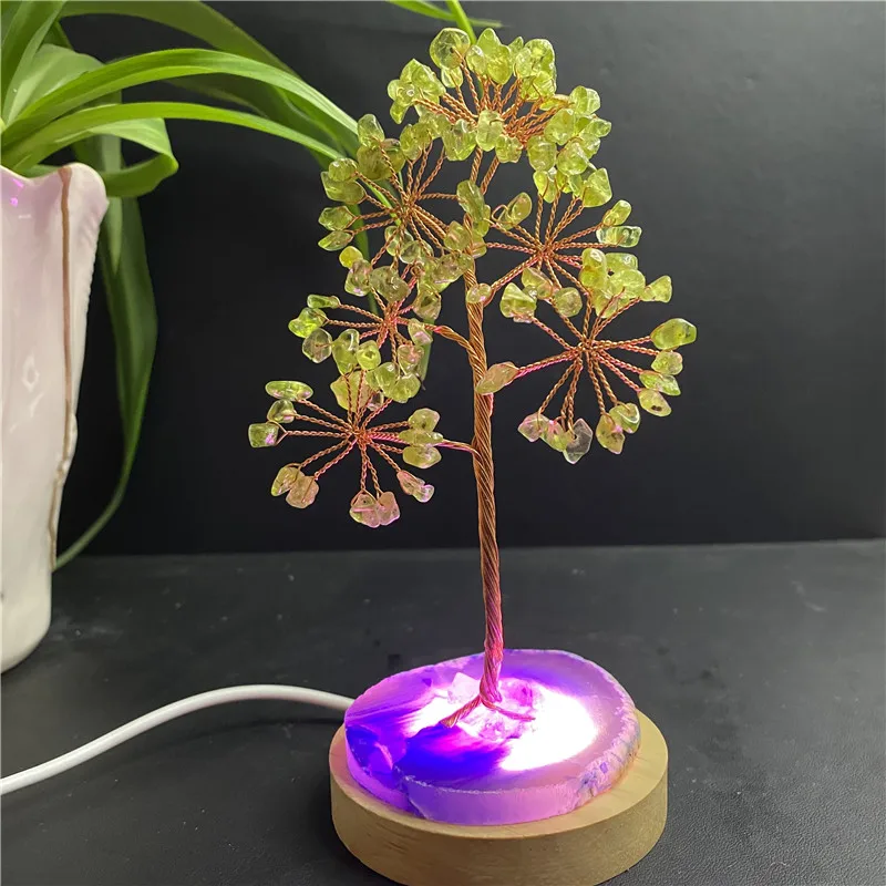 100% натуральный розовый кварцевый кристалл счастливое дерево энергетическое