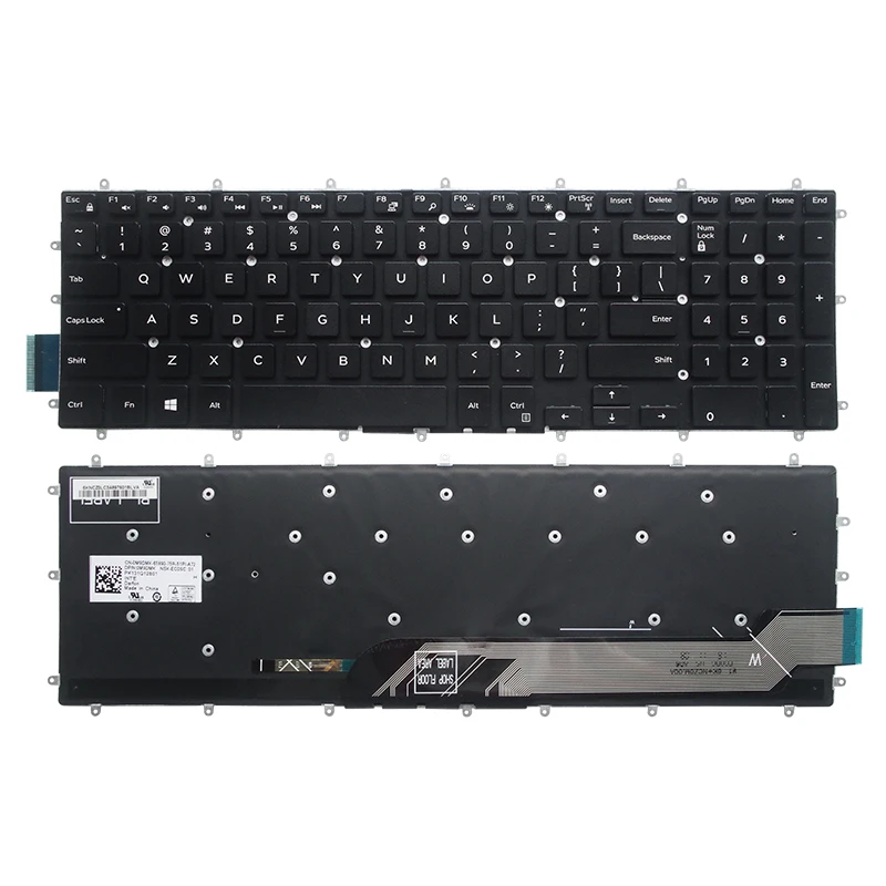 

US Laptop Keyboard for DELL Inspiron15-7000 7566 7567 7568 7577 5567 7587 7570 7580 5567 3580 3581 3582 3583 3584 3585 Backlit