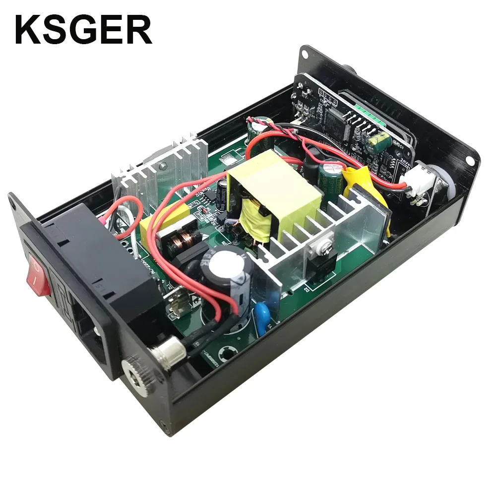 KSGER T12 паяльная станция AC/DC T12 железные наконечники STM32 OLED V2.0 Электрический контроллер алюминиевый сплав DIY наборы сварочные инструменты 907