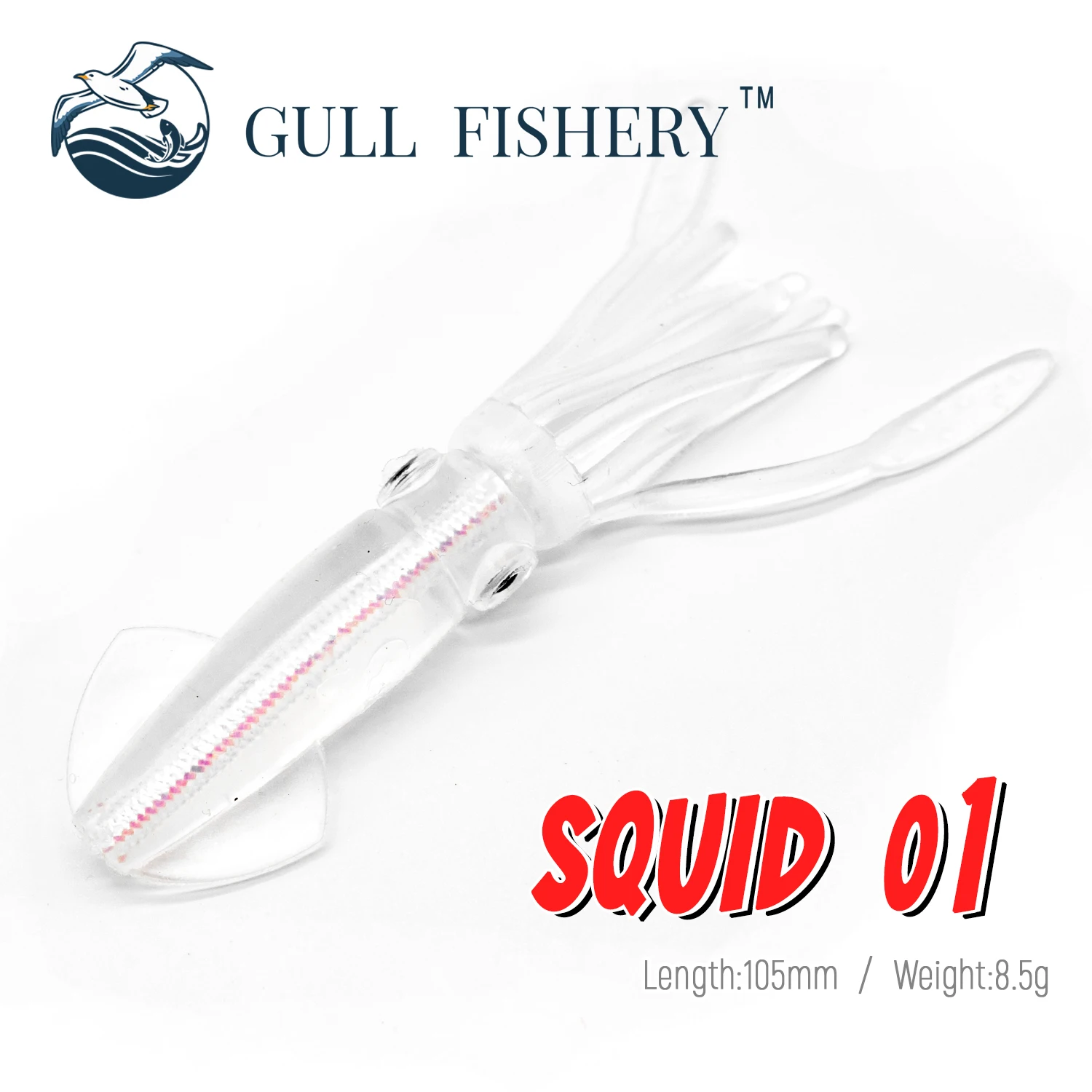 

GULL FISHERY 3PCS Crazy Flapper Fishing Lures 105mm/8.5g Soft Lure Fishing Lures Soft Silicone Baits Bass Gear Fishing Tackle