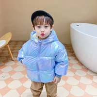 new 1 6 years baby jacket parkas girls boys winter coats kids outerwear tops warm waterprrof childrens clothes rainbow clothing