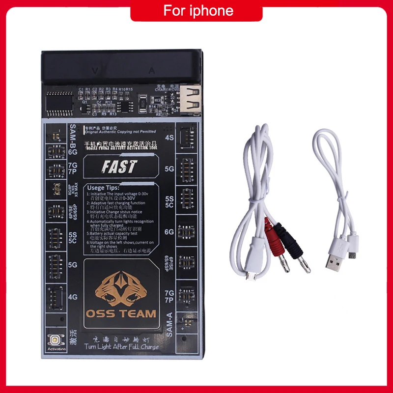 Professional Battery Activation Board Fast Charging And Activated 2 in 1 Tools Repair For iphone / Andriod Smartphone |