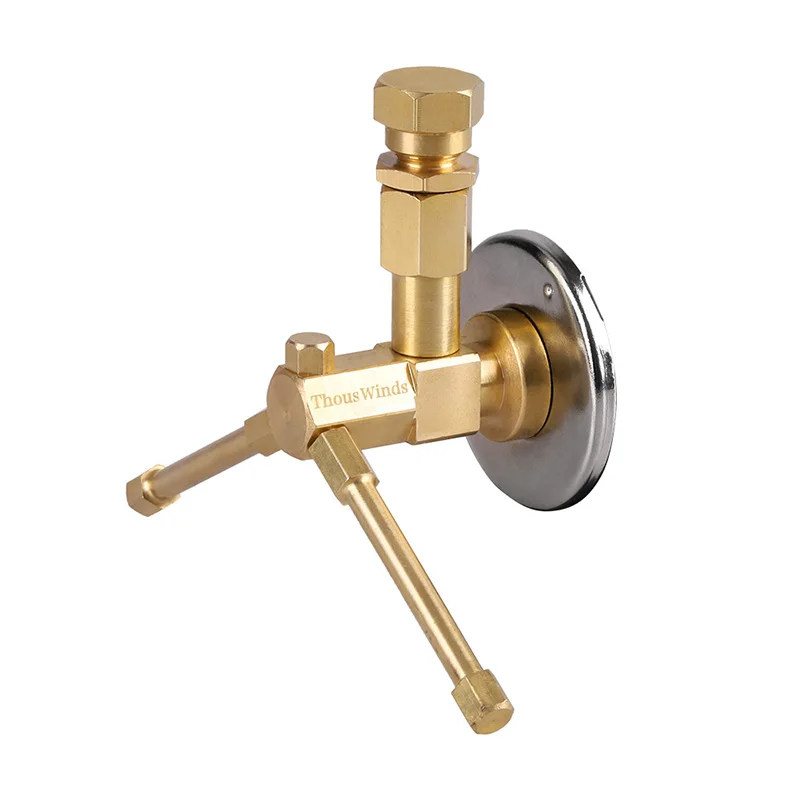 

Thous Winds Lumiere Gas Lantern Brass Bracket Outdoor Camping Gas Lamp Gas Stove Conversion Bracket Lantern Stand