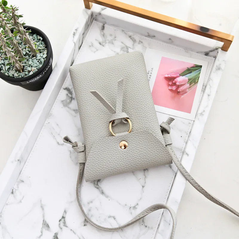 

Women's Shoulder Litchi Grain Messenger Mobile Phone Activity Gift Handbag Bag Bolsa Feminina Bolsos Mujer Sac A Main Hot Sale