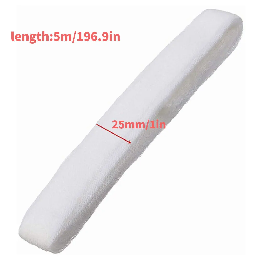 

Hot Sale 5M PVA Fishing Mesh Soluble Narrow Fishing Network Water Soluble Mesh White Refill Stocking Bait Bag Protect Fish Net