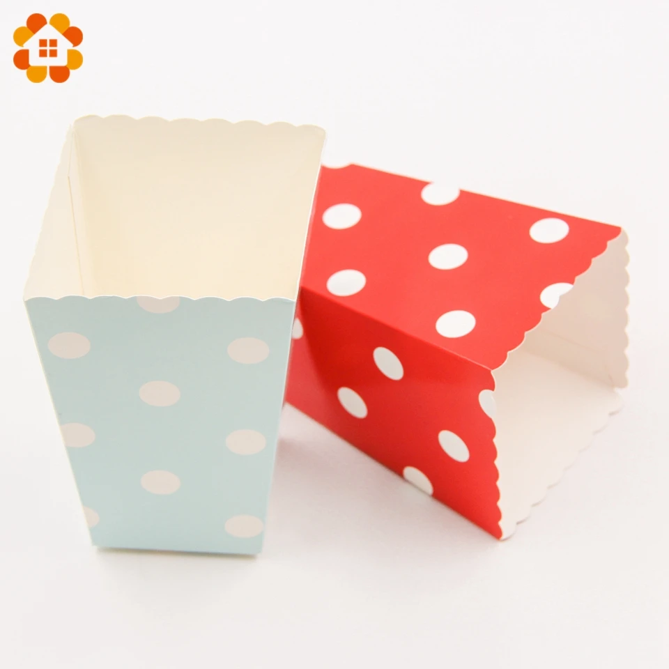 12 шт./лот коробка для попкорна разнообразные стильные украшения темативечерние