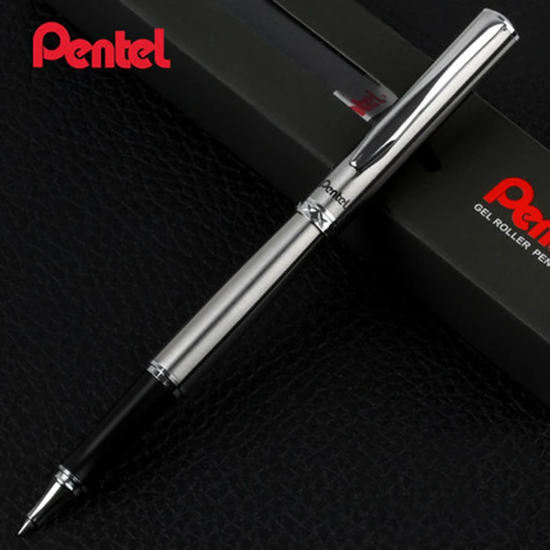 Гелевая ручка Pentel K600 0 7 мм металлическая высококлассная подарочная из