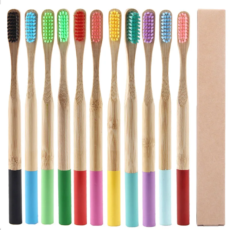 1 шт. Прямая поставка экологически чистые зубные щетки из натурального