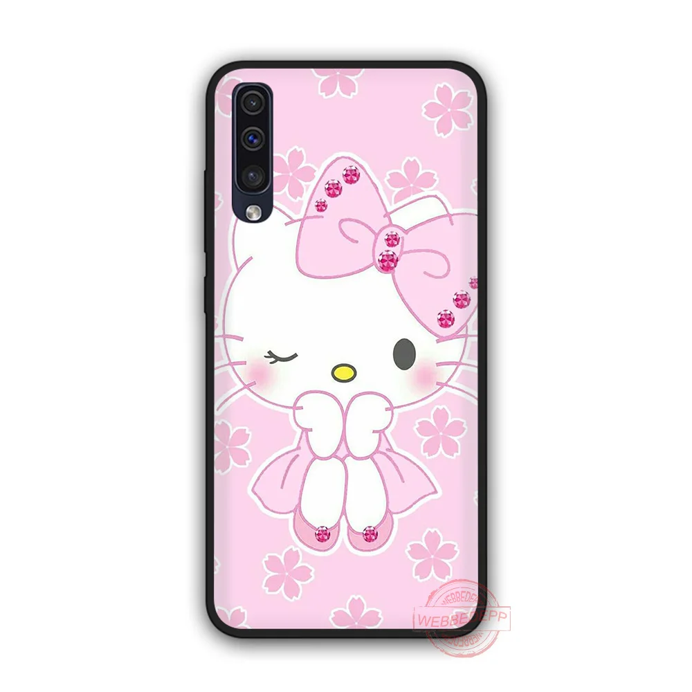 2 WEBBEDEPP Hello kitty Мягкий чехол для телефона для samsung A10S A6 7 8 9 A10 20 A40 A50 A60 A70S M10 M20 30 - Цвет: 2