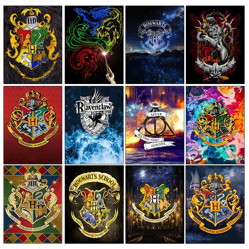 

5D Diy Diamond Painting Animal Deer eagle Full Square Cross Stitch Diamond Embroidery Harry Round Drill Home Decor Needlework