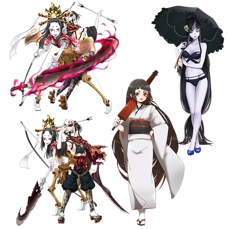 

Водонепроницаемая наклейка Three Ratels CA52 YOKAI для автомобильного капота, ноутбука, подарок, наклейка на стену для мотоцикла, аниме наклейки