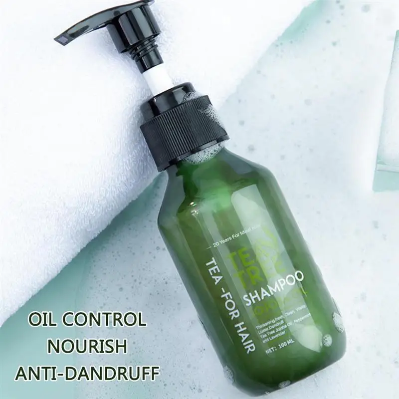 Tea Tree Anti-dandruff Shampoo Improve for Dry Itchy Flaky Scalp Refreshing Nourishing Oil Control Promote Healthy Strong Hair | Красота и