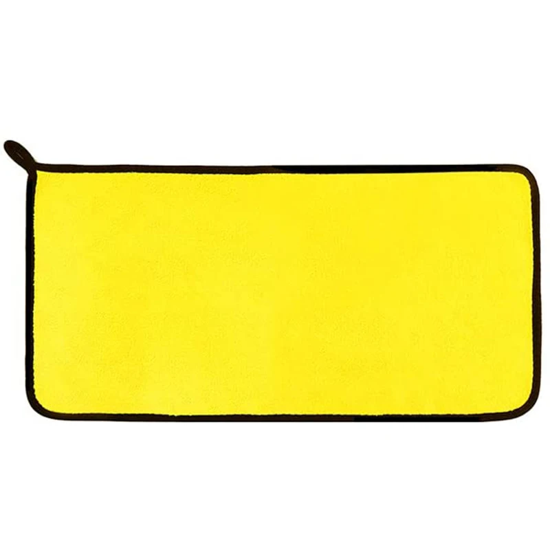 

Dog Bath Towel - Super Absorbent Microfiber Dog Towel for Small Medium Large Dogs and Cats, Yellow & Grey