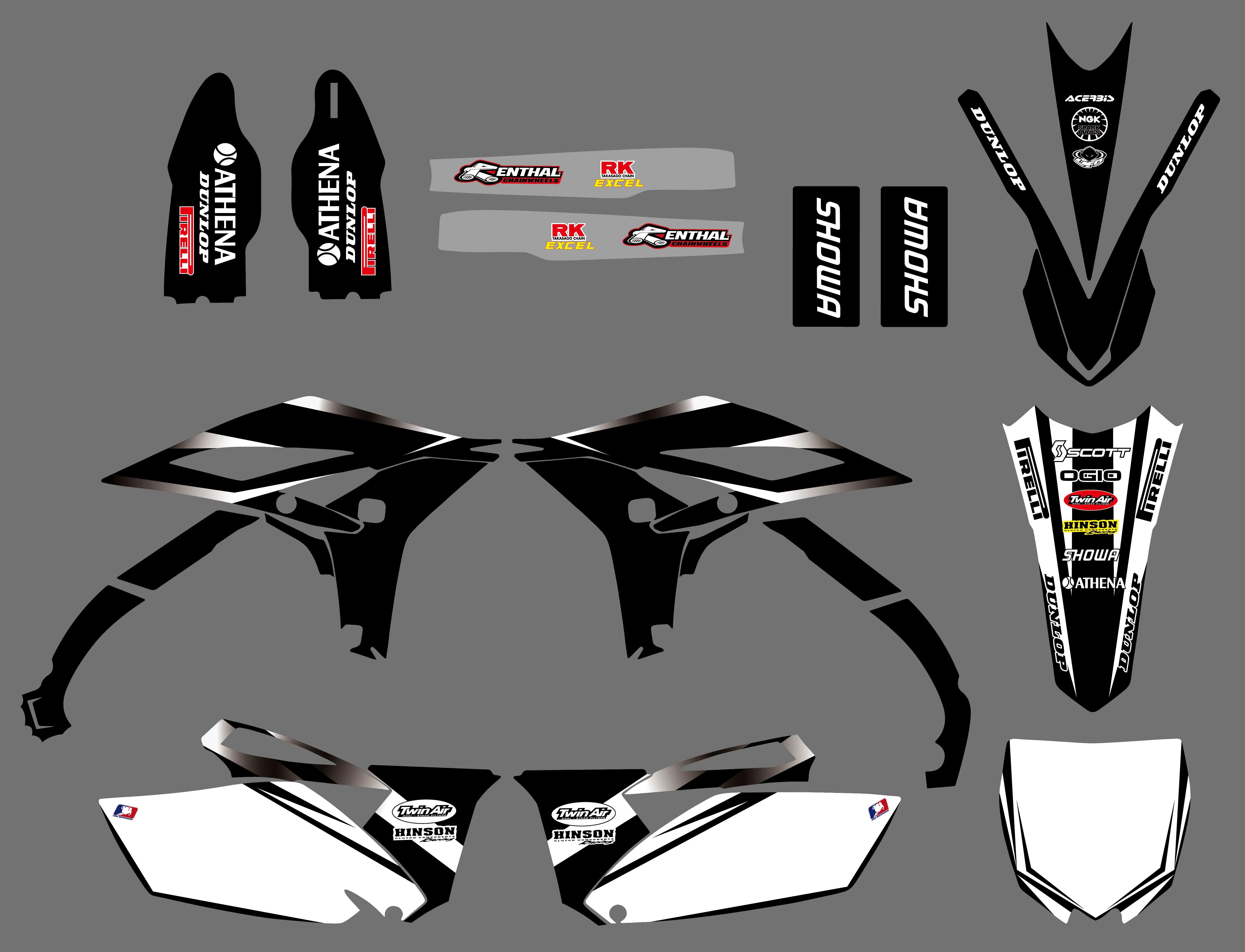 Наклейки для Yamaha YZ250F YZF250 2010 2011 2012 2013 YZ 250F YZF 250 Motorctcle Racing новый стиль|graphic decal|team