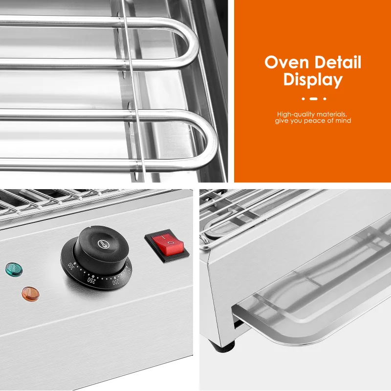 stainless steel electric grill countertop bbq grill for indooroutdoor adjustable temperature removeable smokeless bbq grill free global shipping