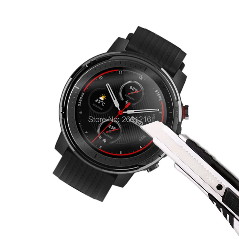 Для Xiaomi Huami Amazfit Stratos3 закаленное стекло 9H 2.5D Премиум Защитная пленка для экрана