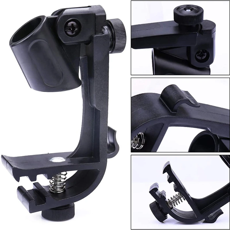 2 шт. зажим для барабанного микрофона Регулируемый обод крепление держатель