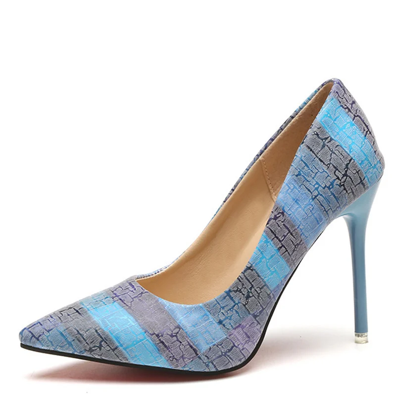 Туфли лодочки женские на очень высоком каблуке с острым носком 2018|Женские туфли| |