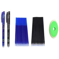 erasable pen set 0 5mm blue black color ink writing gel pens washable handle for school office stationery supplies